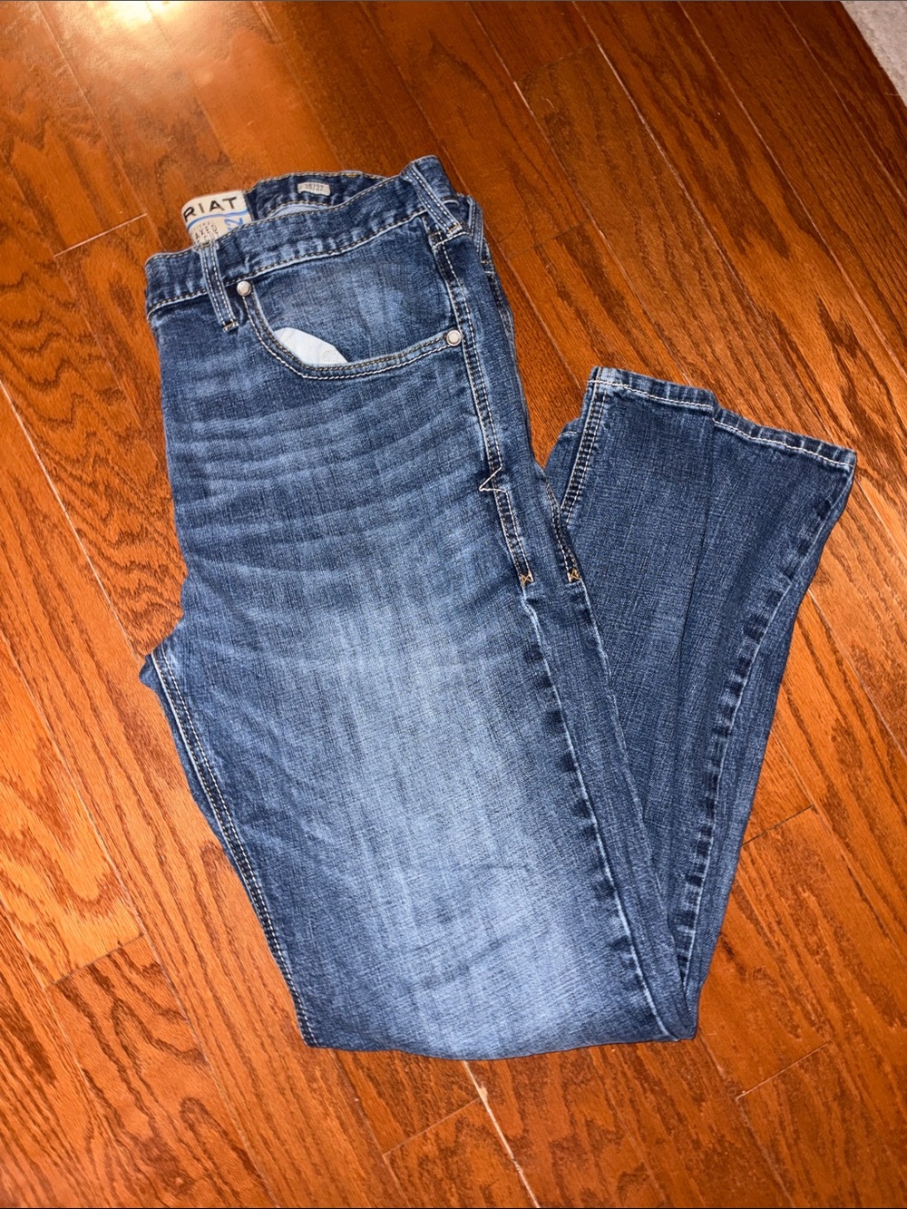 Ariat Men's Medium Blue Relaxed Bootcut Jeans